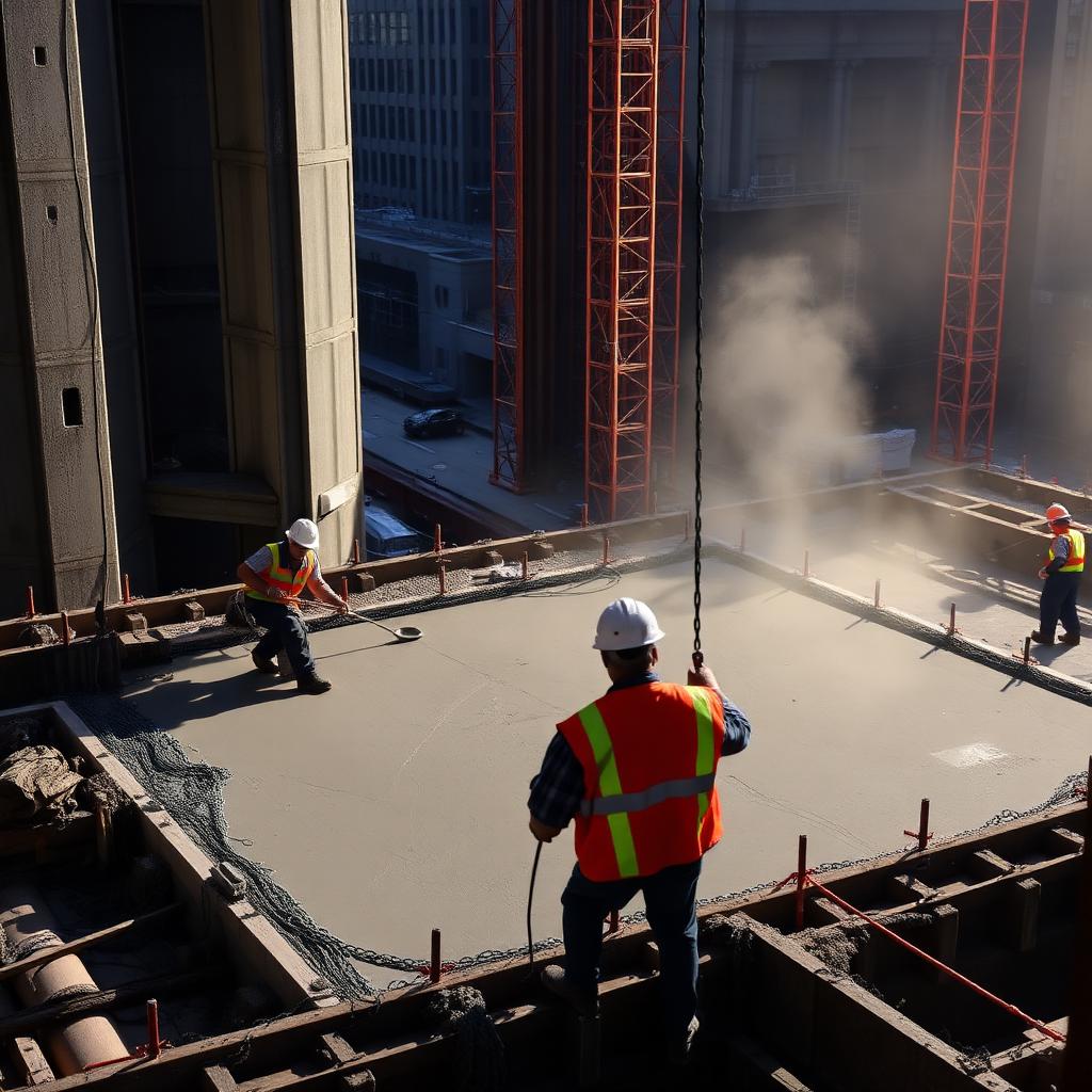 Structural Concrete Pour